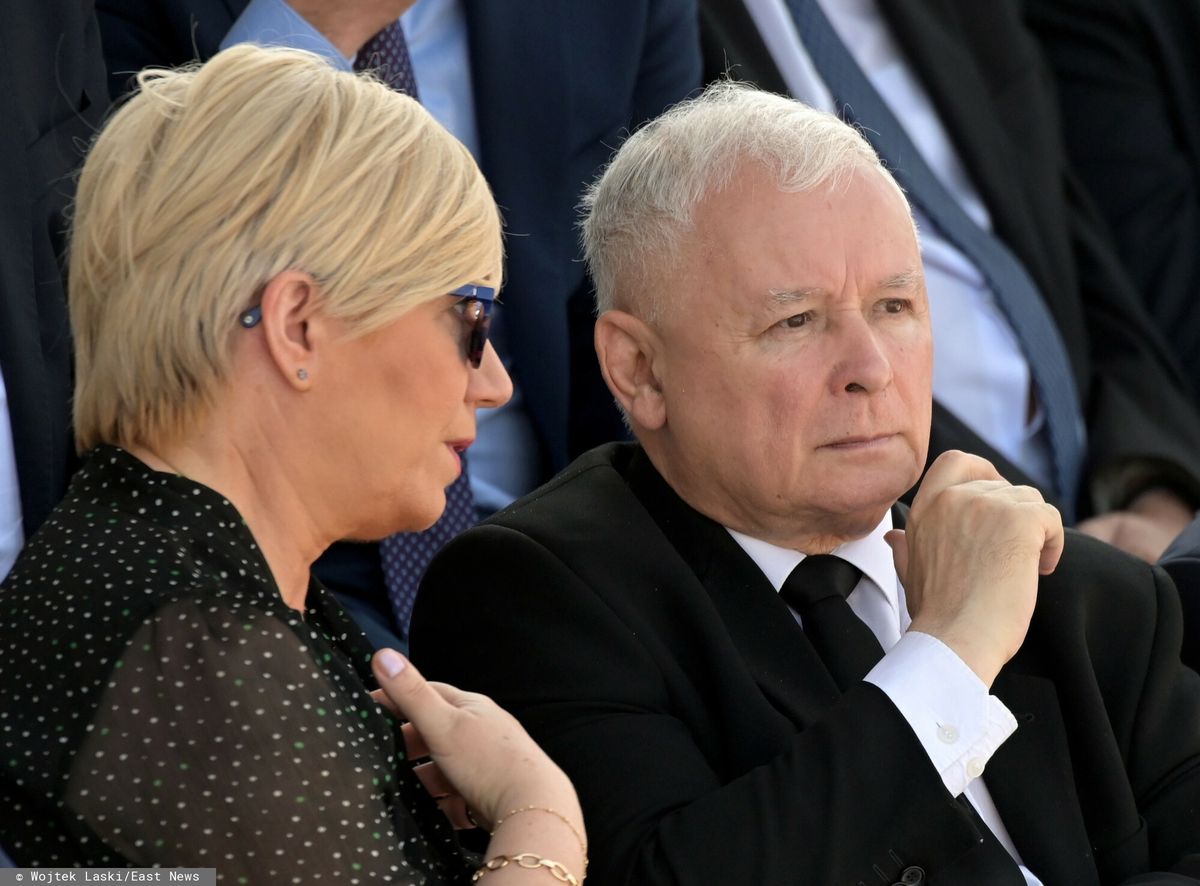 Julia Przyłębska i Jarosław Kaczyński 