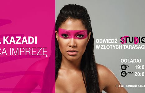 Patricia Kazadi prowadzącą Electronic Beats w 4Fun.TV i 4Fun Fit &amp; Dance