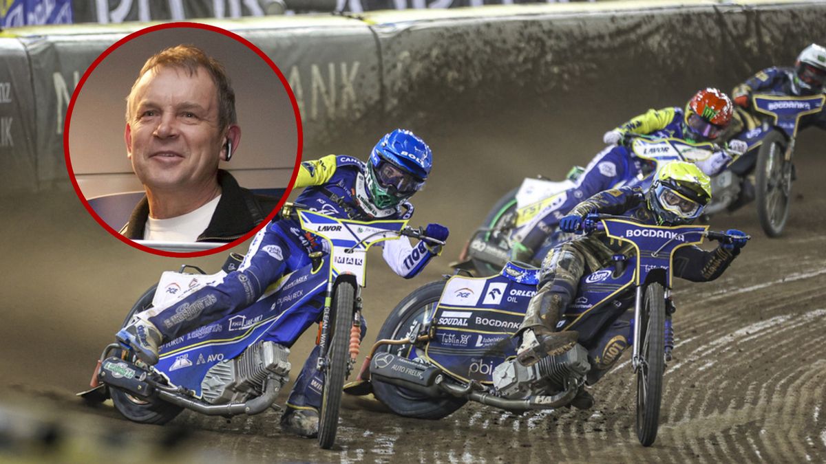 WP SportoweFakty / Na zdjęciu: mecz PRES - Motor, w kółku Jerzy Głogowski