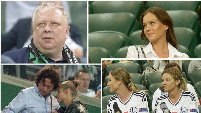 Gwiazdy kibicują Legii Warszawa na meczu z Borussią Dortmund