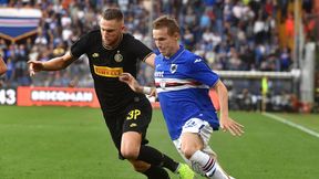 Serie A: Sampdoria - Inter. Lider jest bezbłędny. Karol Linetty asystował przy golu