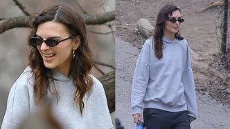 Naturalna Emily Ratajkowski spaceruje z synem po placu zabaw. Mama na medal?