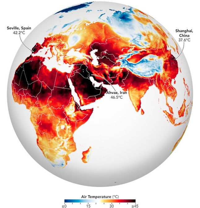 Fala upałów na świecie. Rekordowe temperatury w wielu miastach