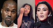Kanye West WOJUJE z Kim Kardashian o prawo ich 8-letniej córki do MAKIJAŻU: "Nie będzie SMAROWAĆ SOBIE UST na TikToku"