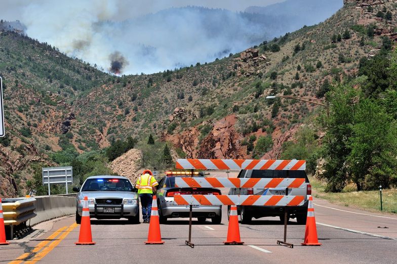 Pożary lasów szaleją w Kolorado. Dotarły do miasta