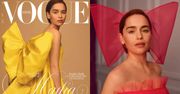 Wiosenna Emilia Clarke pozdrawia z okładki "biblii mody"