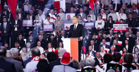 Ukryty cel Dudy na konwencji. "Dobry wynik Nawrockiego niekoniecznie będzie mu służył"