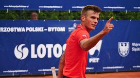 Challenger Quimper: pewna wygrana Kacpra Żuka. Niemiecki tenisista bez szans