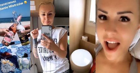 Blanka Lipińska pojechała z Barusiem nad morze wynajętym kamperem: "Srogi wypas. NIE MA BIEDY"