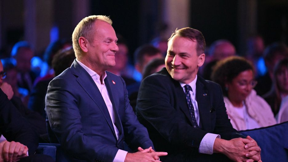 XIII Europejskie Forum Nowych Idei EFNI 2024
16.10.2024 Sopot EFNI - Europejskie Forum Nowych Idei w Sopocie
Fot. Jacek Slomion/REPORTER
N/z Donald Tusk, Radoslaw Sikorski
Jacek Slomion/REPORTER