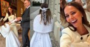Paulina Sykut-Jeżyna pokazała kadry z komunii córki. "Długo przygotowywaliśmy się do tego dnia" (ZDJĘCIA)