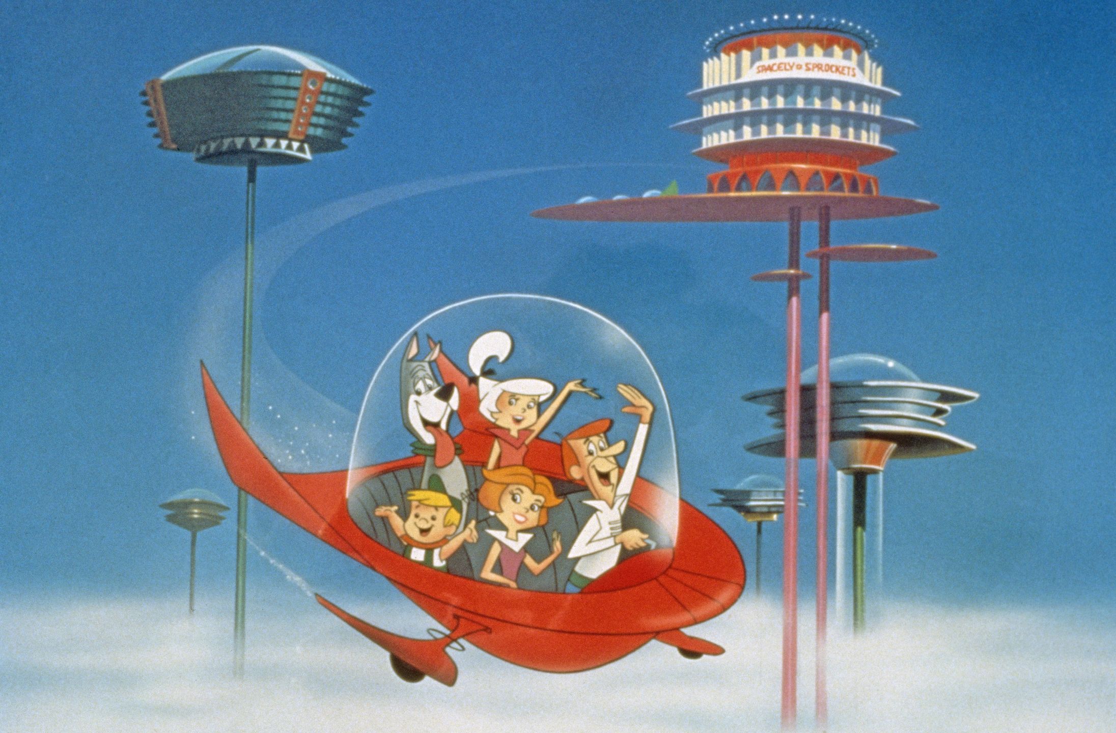 "Jetsonowie" to kreskówka z 1962 r. Pokazywała wyobrażenie o życiu w nowoczesnym świecie 100 lat później