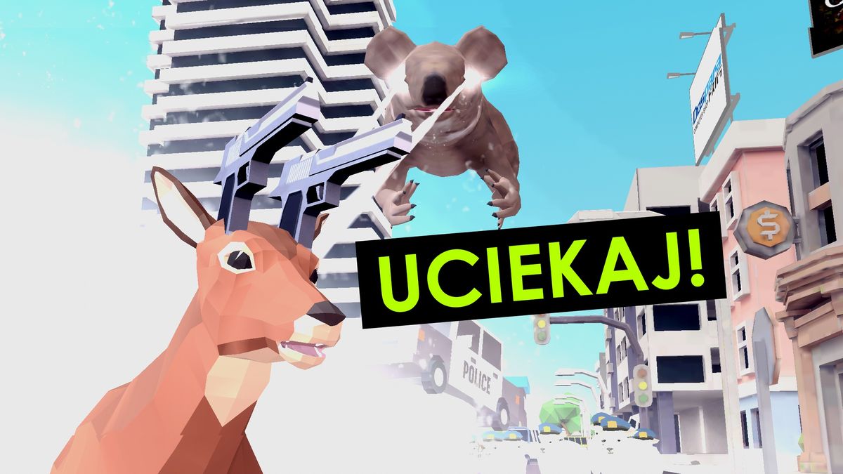 Atak laserami w DEEEER Simulator