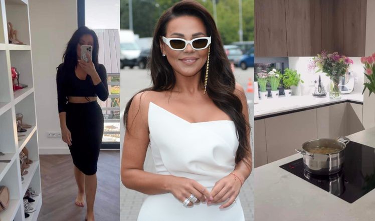 Sylwia Bomba pochwaliła się luksusową kuchnią i pokaźną garderobą