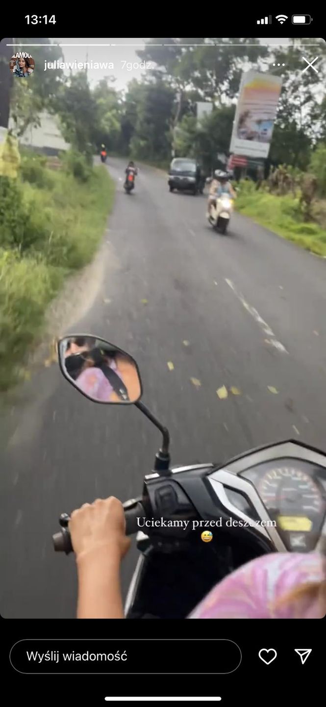 Julia Wieniawa na Bali