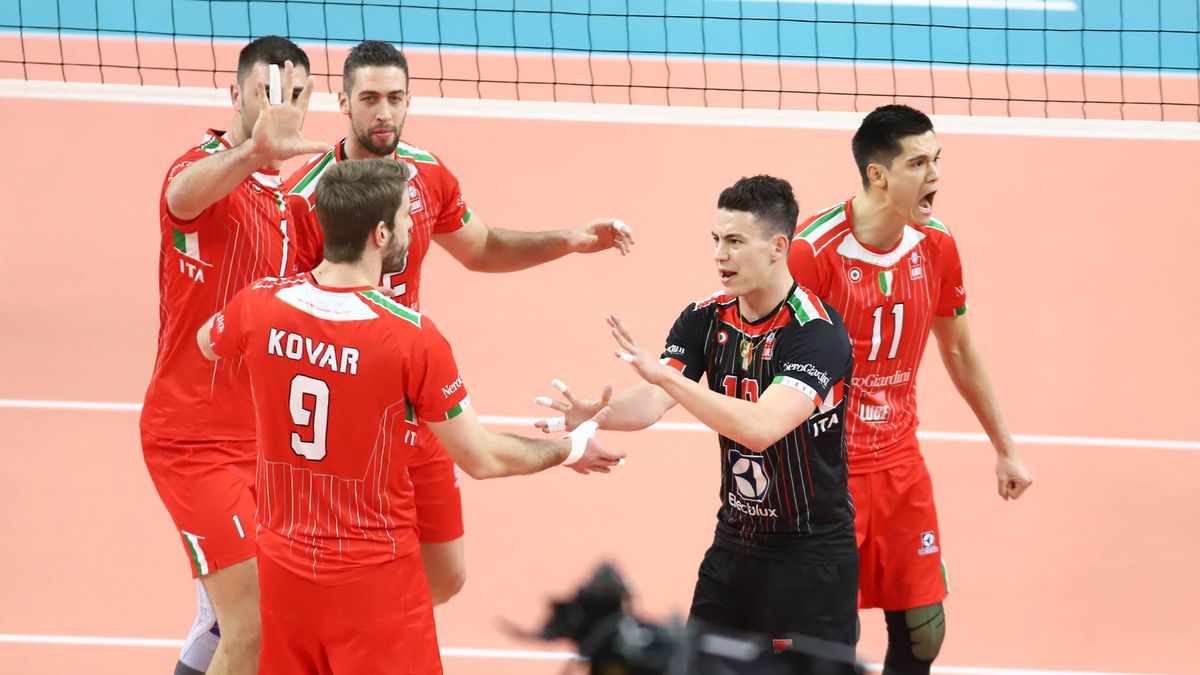 WP SportoweFakty / Tomasz Kudala / Na zdjęciu: siatkarze Cucine Lube Civitanova
