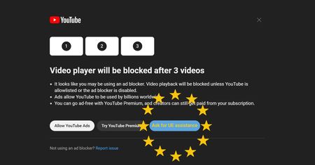 YouTube walczy z AdBlockami. Czy UE ukarze Google za ten proceder?