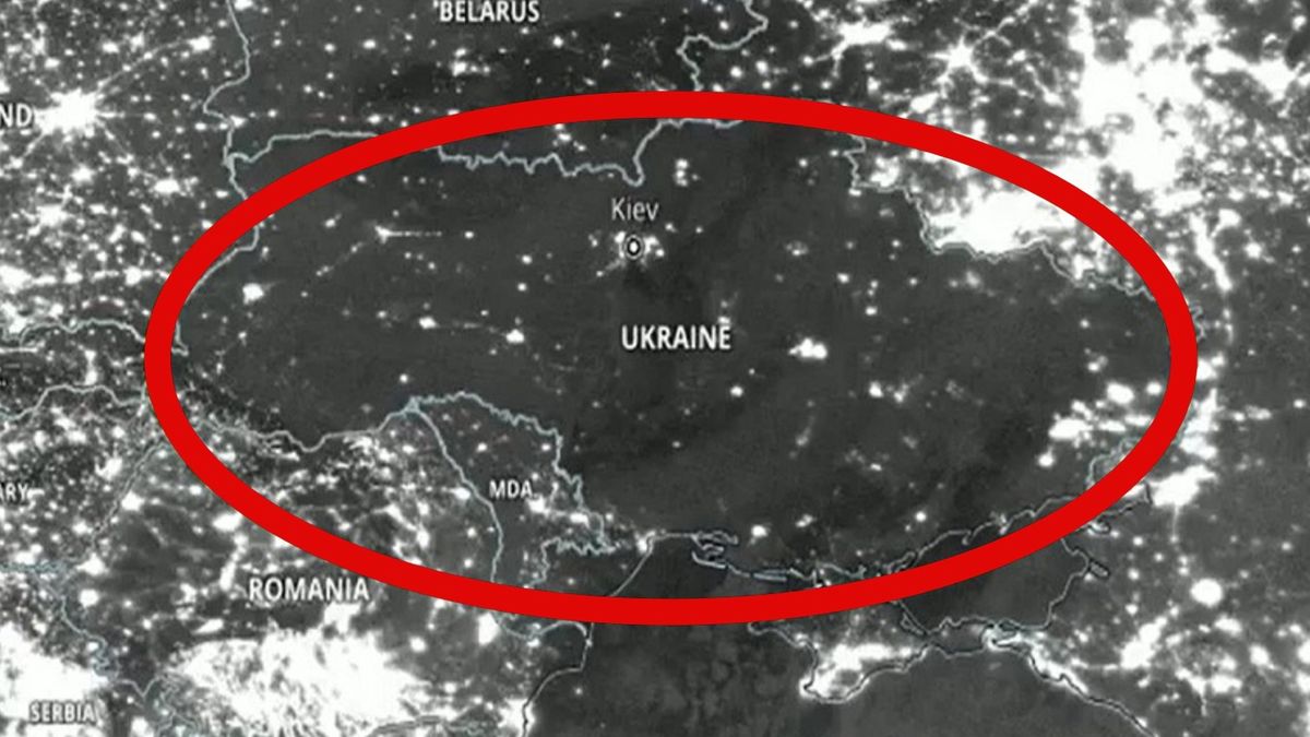 Ukraina pogrążona w ciemnościach 