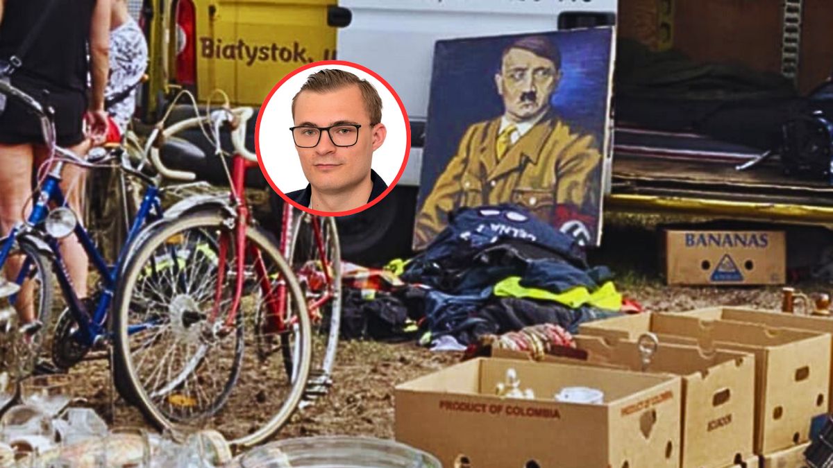 Na jarmarku w Kiermusach można było kupić portret Adolfa Hitlera 
