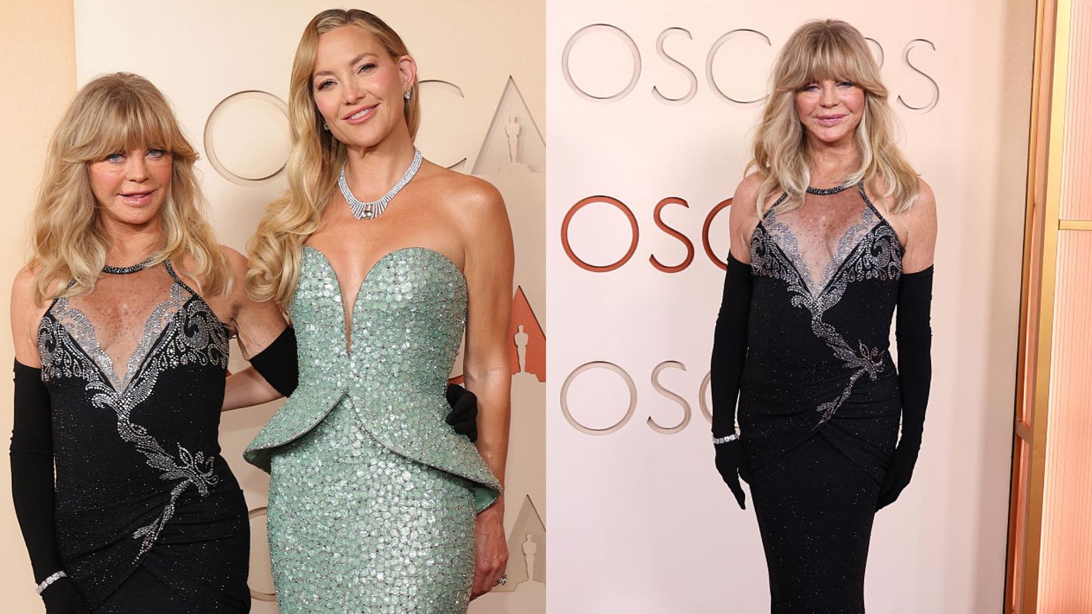Goldie Hawn i Kate Hudson olśniły stylizacjami na oscarowej gali