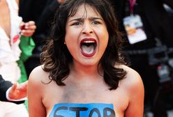 Naga kobieta wbiegła na czerwony dywan w Cannes. "Przestańcie nas gwałcić"