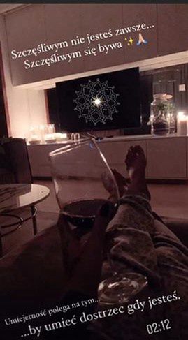 Blanka rozprawia o szczęściu na Instagramie