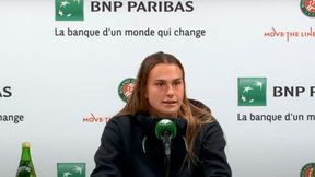 "Cieszę się, że przegrałaś". Sabalenka poszła do biura WTA i płakała