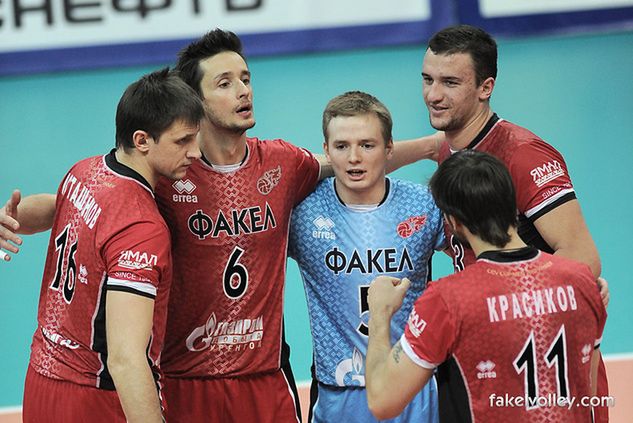 Zespół Łukasza Żygadły jest już w ćwierćfinale ligi rosyjskiej / fot: fakelvolley.com
