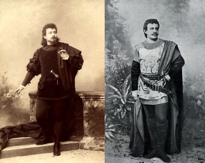 Jan Reszke jako Romeo © domena publiczna | jako Cyd w operze Masseneta © autor nieznany, domena publiczna
