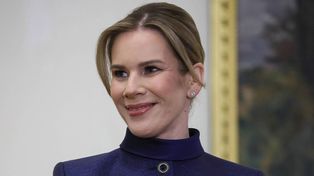 Marta Nawrocka udzielała wywiadu. Po dwóch pytaniach zapadła cisza