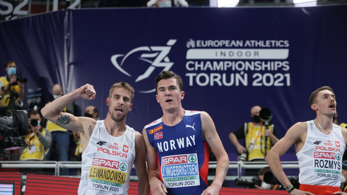 Zdjęcie okładkowe artykułu: PAP / Na zdjęciu: Marcin Lewandowski i Jakob Ingebrigtsen