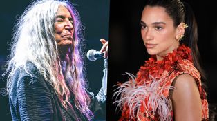 Dua Lipa zapytała o zmarłego męża. Patti Smith nie ukrywała emocji