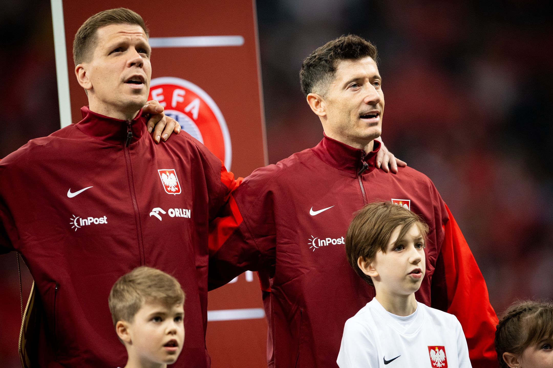 Robert Lewandowski z siostrzeńcem
