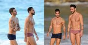 Marc Jacobs na plaży z "byłym"! SEKSOWNI?