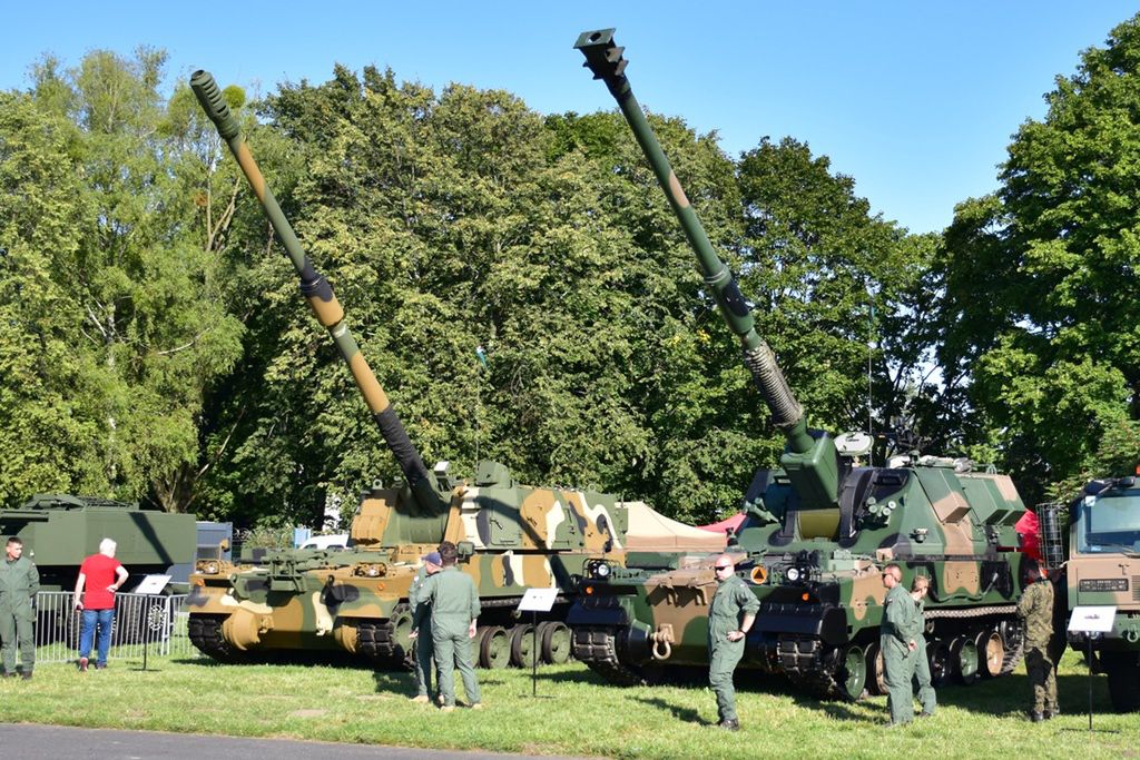 Arbatohaubice K9 Thunder i Krab są w uzbrojeniu Wojska Polskiego