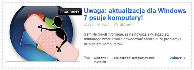 Microsoft naprawia to, co zepsuł