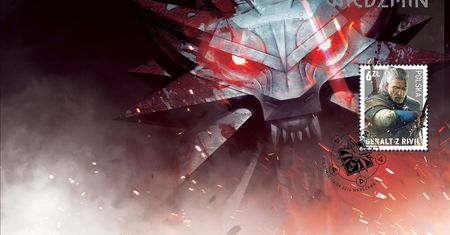 Wiedźmin i Poczta Polska: Geralt trafia na znaczki pocztowe