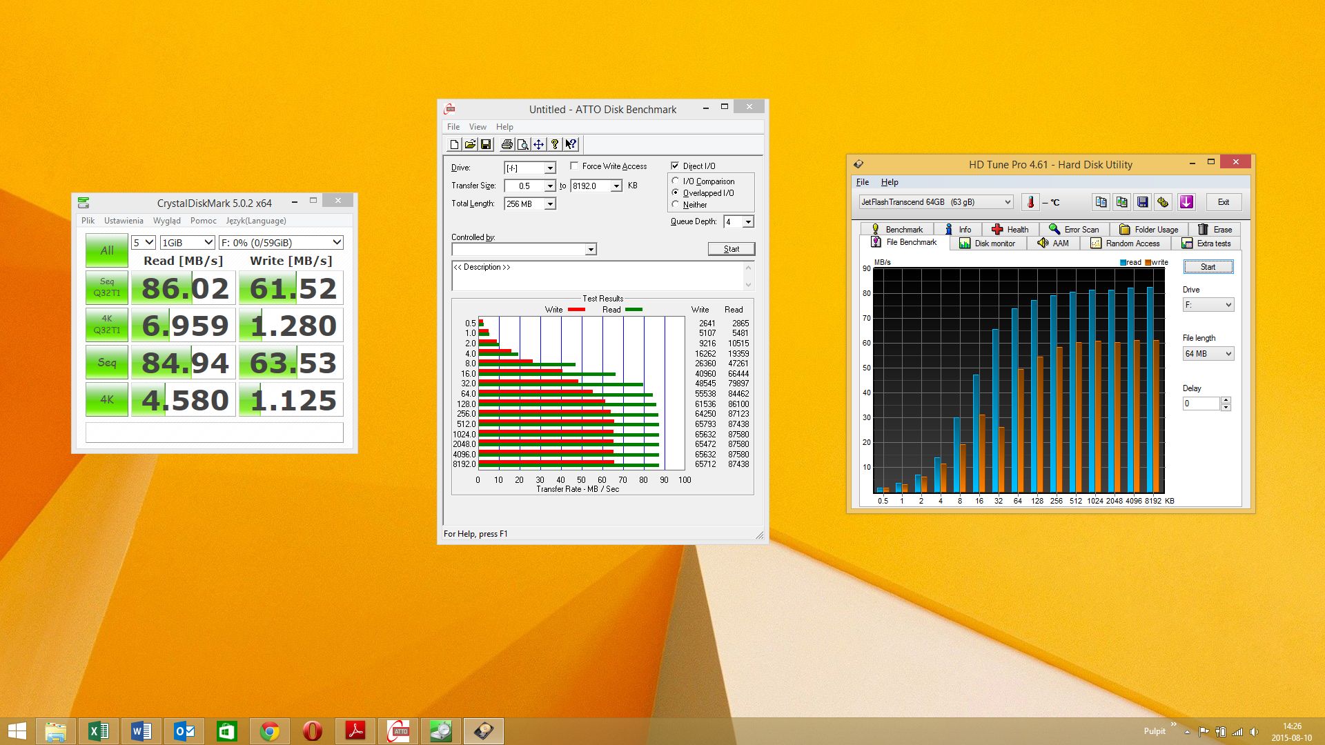 Transcend JetFlash 880S 64GB – mały ale szybki pendrive 4