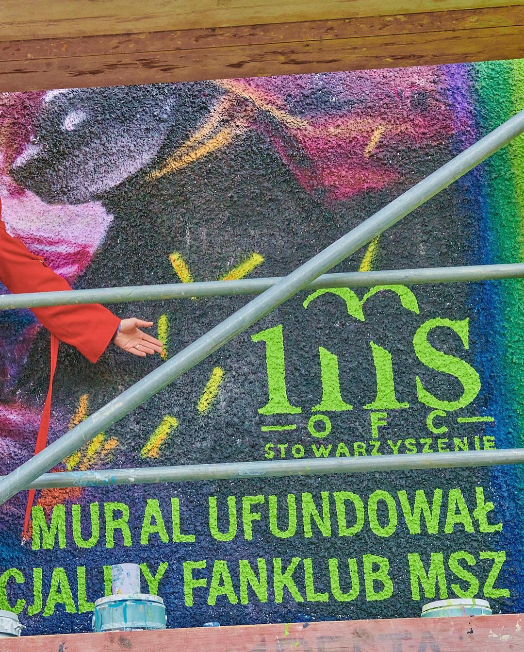Michał Szpak pokazał mural od fanów