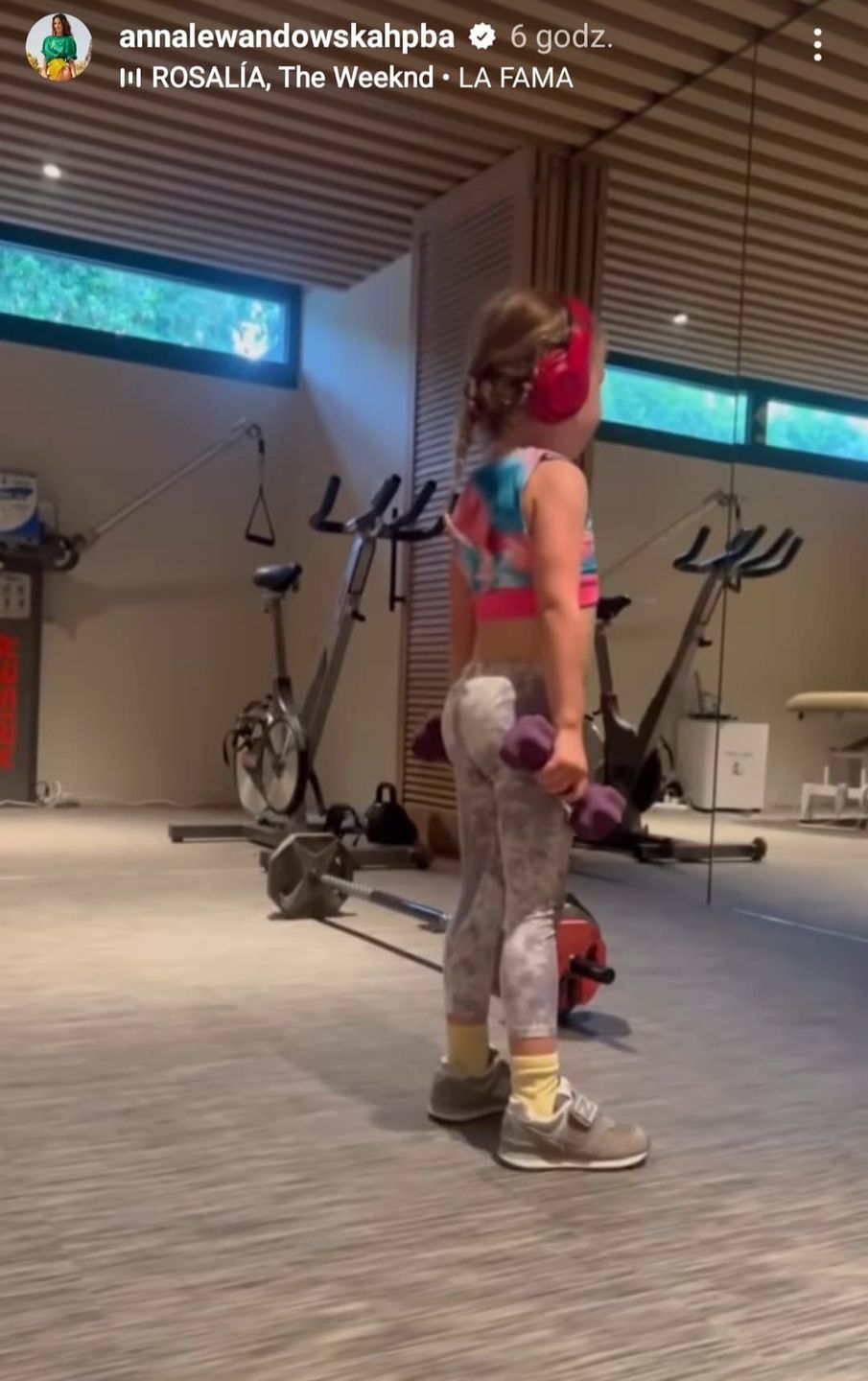 Trening Klary Lewandowskiej