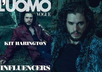 Mroczny Kit Harington w "L'Uomo Vogue"