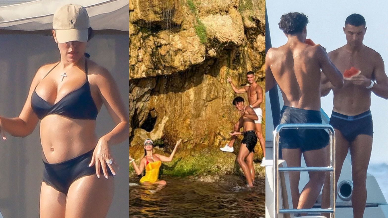 Georgina Rodriguez, Cristiano Ronaldo i Cristiano Jr na wakacjac
