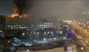 Pożar w stolicy Rosji. Zakład w płomieniach