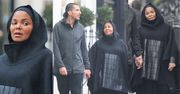 Ciężarna Janet Jackson w "hidżabie" z muzułmańskim mężem (ZDJĘCIA)