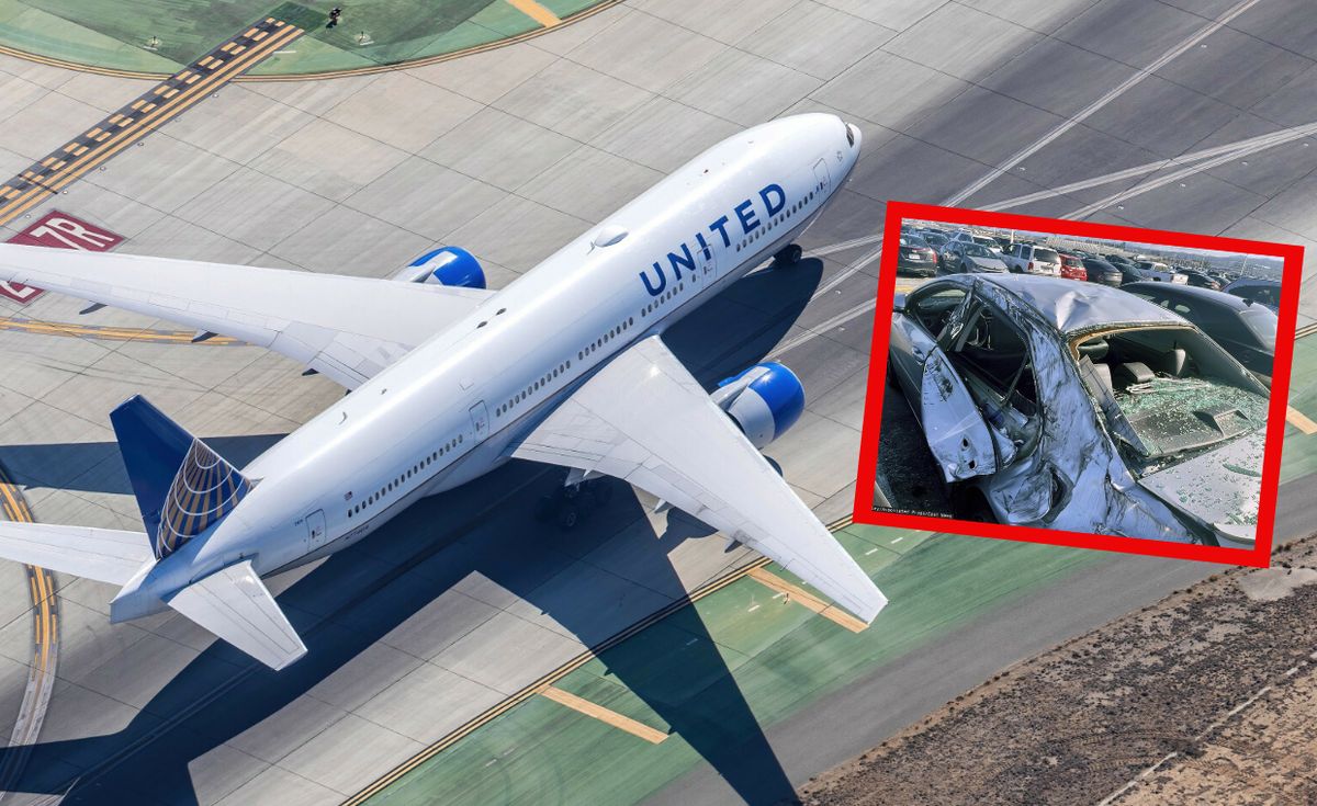 Samolot linii United Airlines musiał lądować awaryjnie w Los Angeles