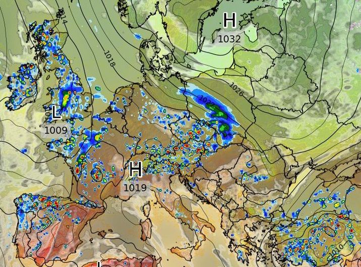 Prognoza opadów deszczu w Polsce w sobotę 6 maja