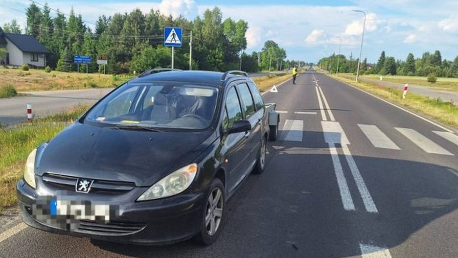 Potrącenie 13-latka na przejściu dla pieszych w Szczekarkowie
