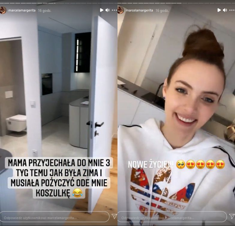 Marcela Leszczak chwali się przeprowadzką