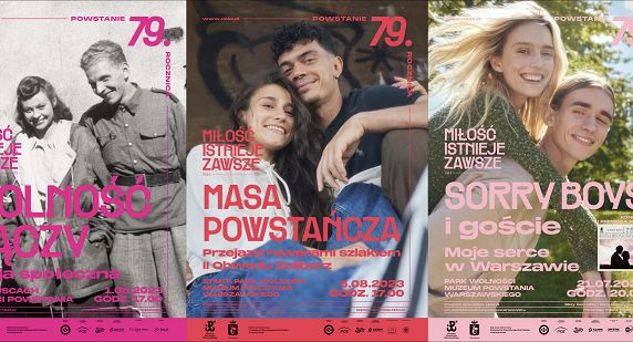 Agencja Pomysły stworzyła hasło i plakaty 79. rocznicy Powstania Warszawskiego