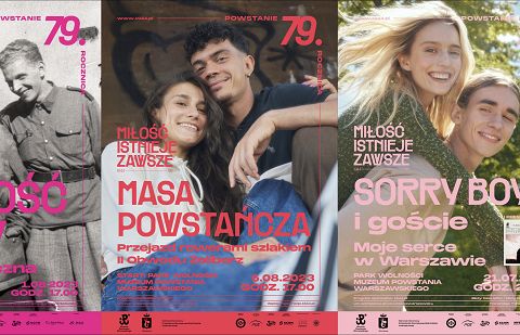 Agencja Pomysły stworzyła hasło i plakaty 79. rocznicy Powstania Warszawskiego